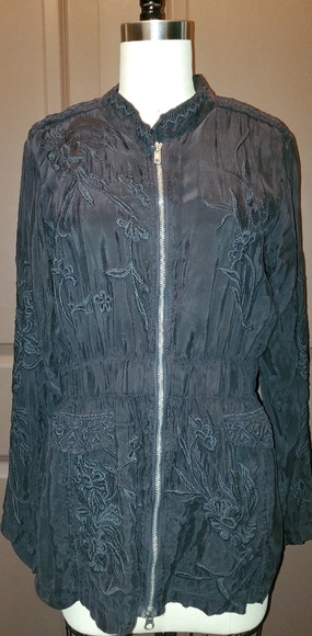 JOHNNY WAS CRAWFORD CUPRA JACKET SM. - Picture 4 of 7